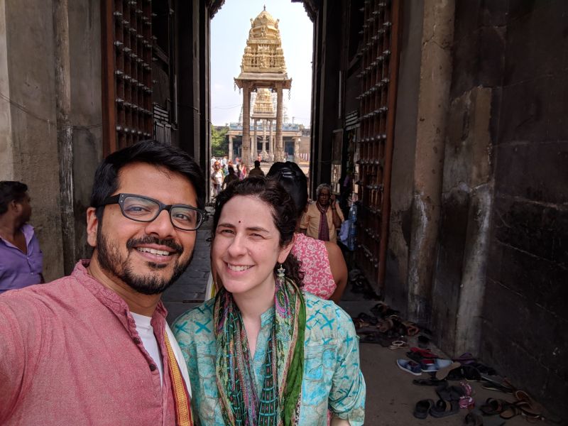 Visiting a Temple in India