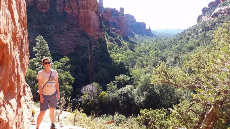 Erin on a Mountain Hike in Arizona