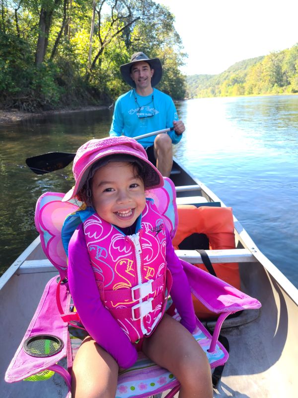 Scott & Emelia Canoeing
