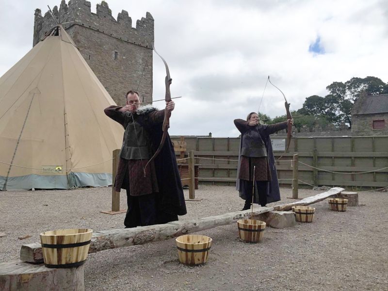 Archery Lesson at the  Winterfell (Game of Thrones) Filming Site in Northern Ireland