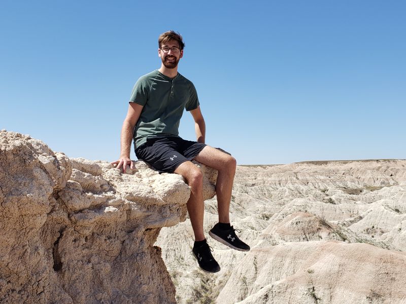 Dan at Badlands National Park