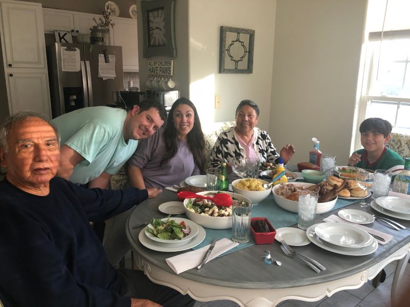 Dinner With Kathy's Family