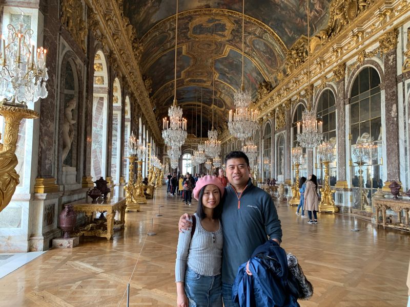 At the Palace of Versailles