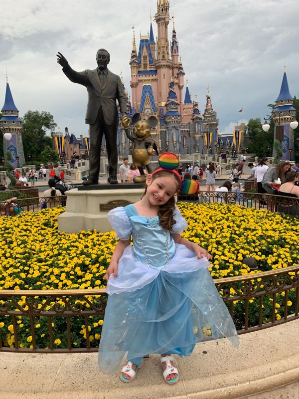 Olivia Showing Off Her Princess Dress