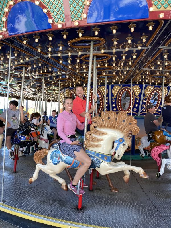 We Always Ride the Carousel in Honor of Our First Date