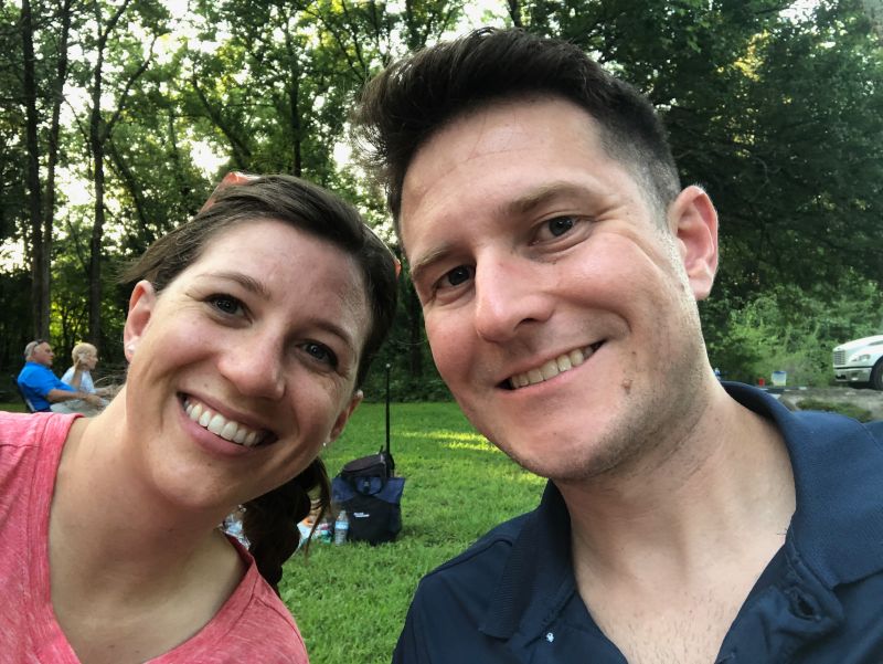 At an Outdoor Concert
