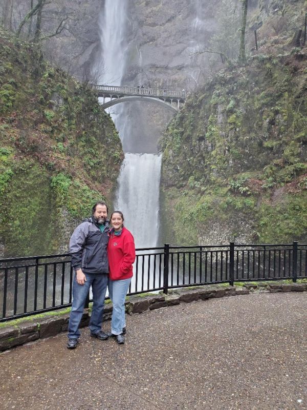 Exploring a Waterfall in Portland