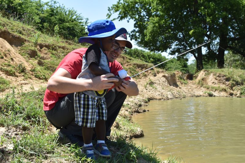 Fishing at the Farm