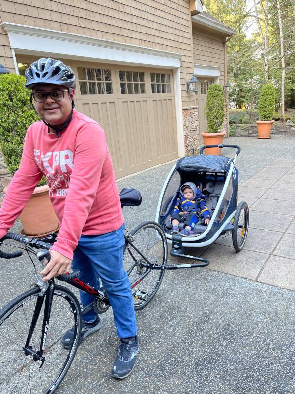 Bhaskar Biking With Jai