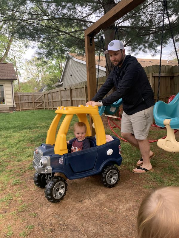Jeff Having Fun With a Friend's Son