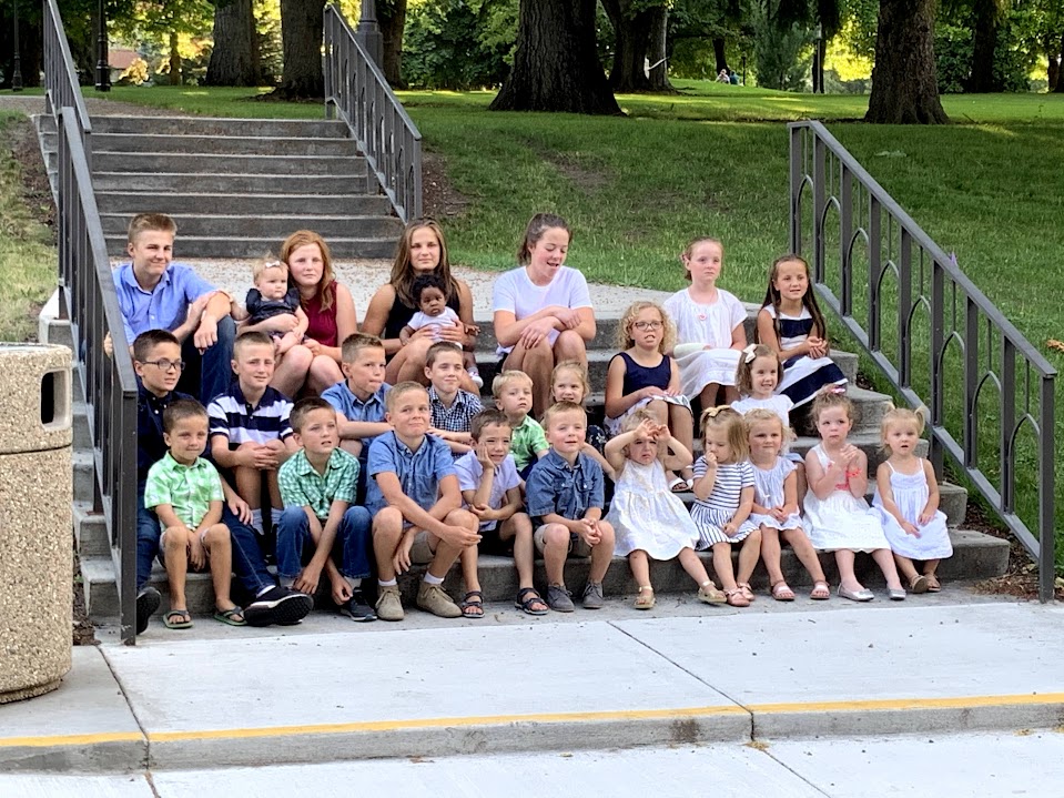 Jordan With Some of His Cousins