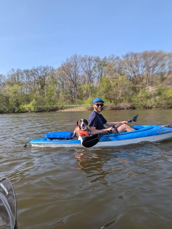 Justin Kayaking