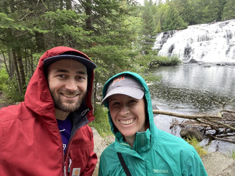 Hiking to a Waterfall