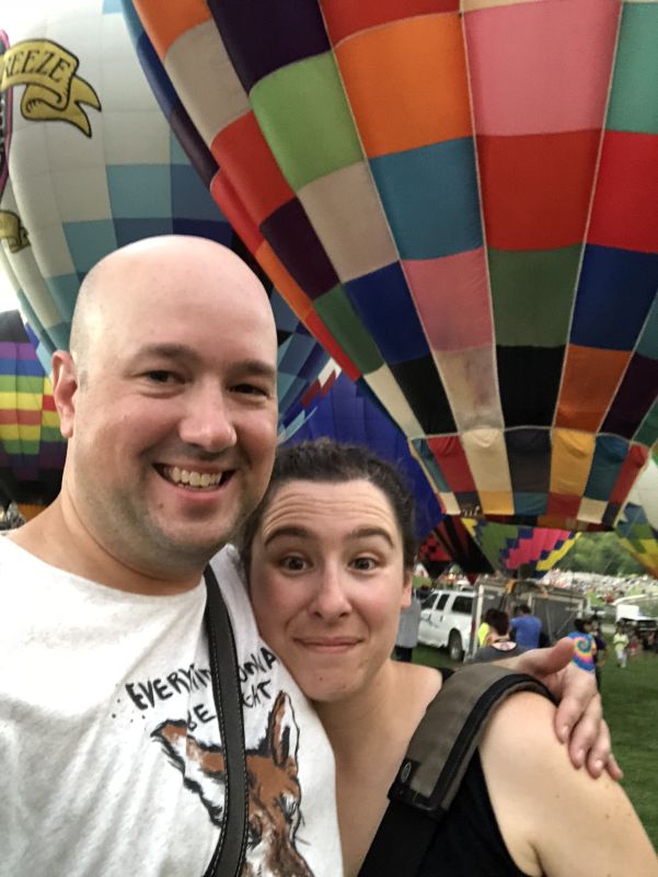 At a Balloon Glow