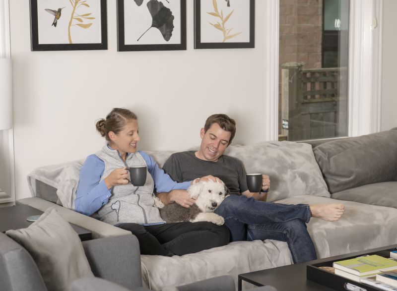 Morning Coffee on the Couch