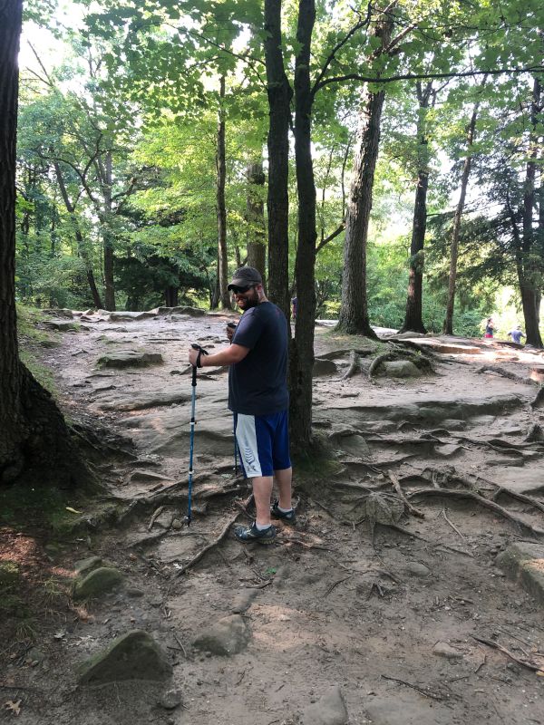 Chris Hiking in Cuyahoga Valley National Park