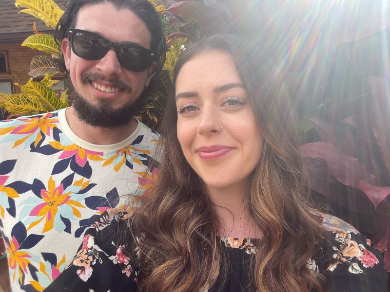 At a Luau