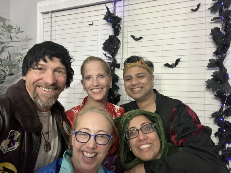 End of Annual Halloween Party