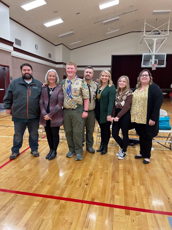 At Our Nephew's Eagle Scout Celebration