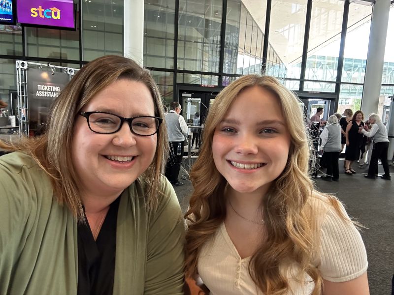 Jenn & Our Niece at Riverdance