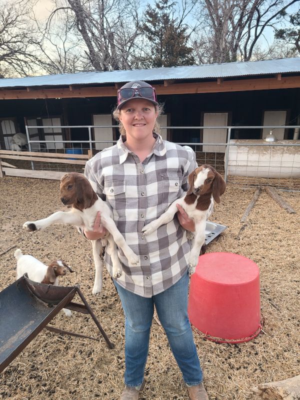Playing With the Goats!