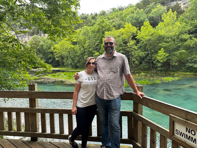 Hiking at Ha Ha Tonka State Park