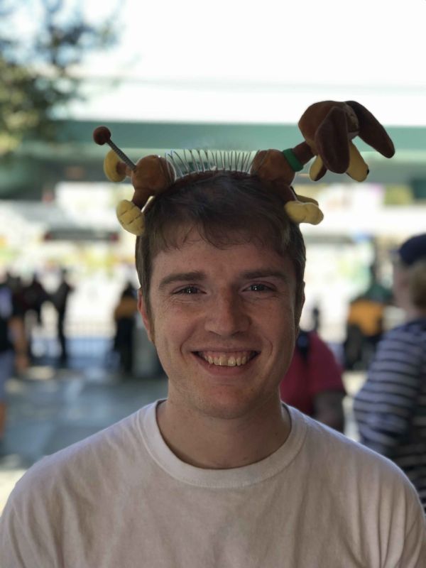 Christian at Disneyland