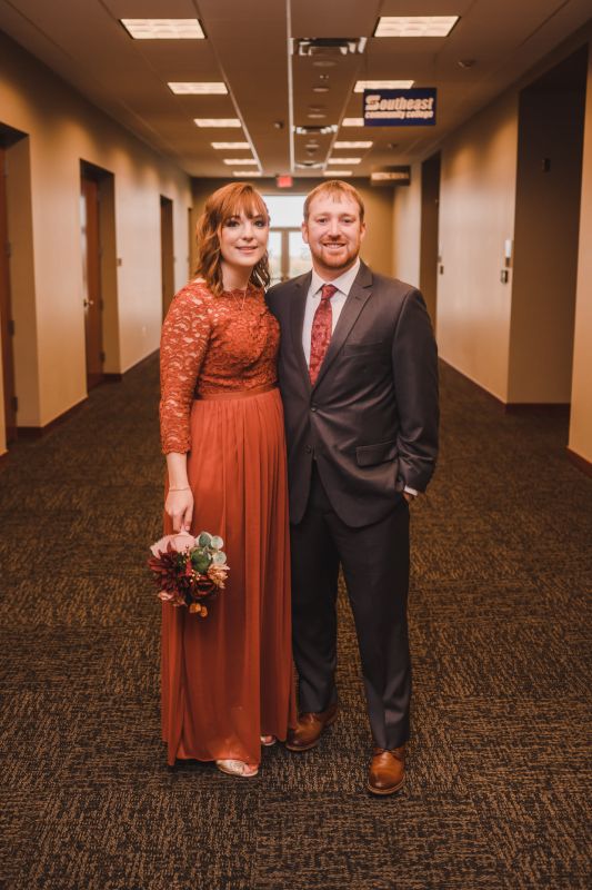 All Dressed Up for a Friend's Wedding