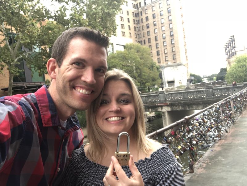 Locks of Love Bridge - San Antonio