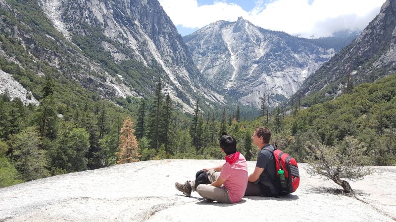 Enjoying the View on a Hike