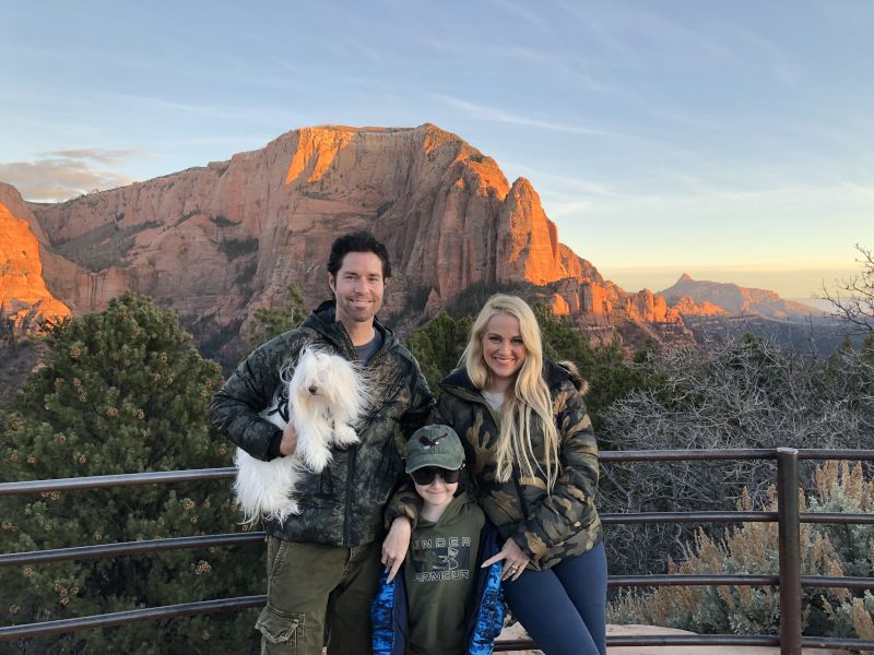 Enjoying the View at a National Park in Utah