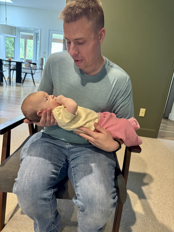 Josh Holding Our Niece