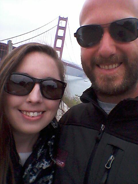 At the Godlen Gate Bridge