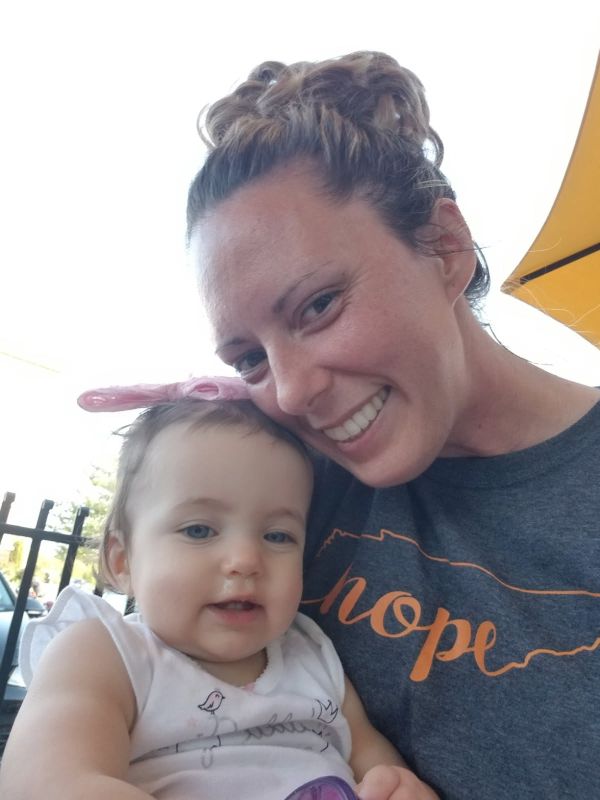 Danielle With a Friend's Little Girl