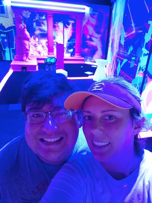 Selfie at Mini Golf on the Beach