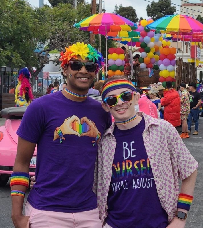 At Pride in LA