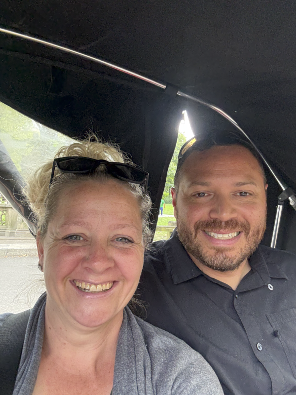 In Central Park on a Horse Ride