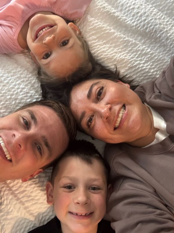 With Nephew and Nieces