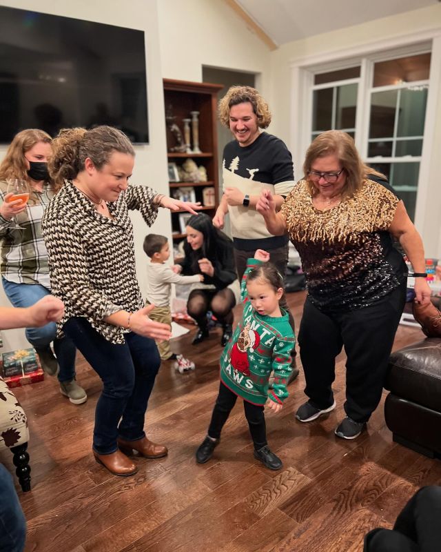 Dancing at Christmas