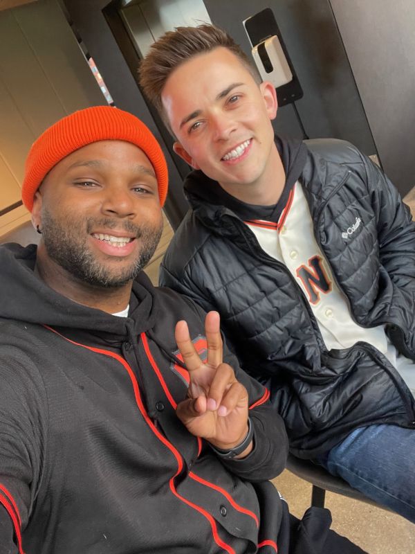 Enjoying a San Francisco Giant's Game