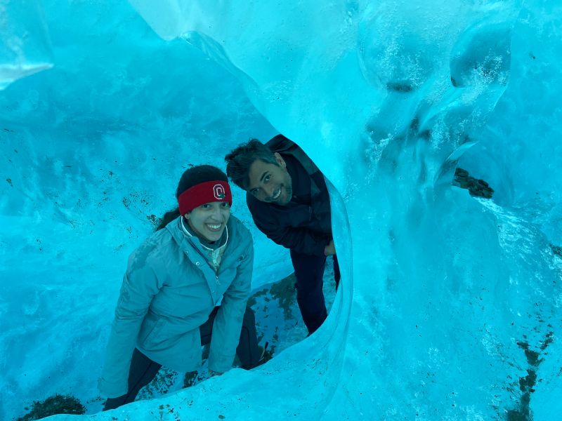 Exploring an Ice Cave