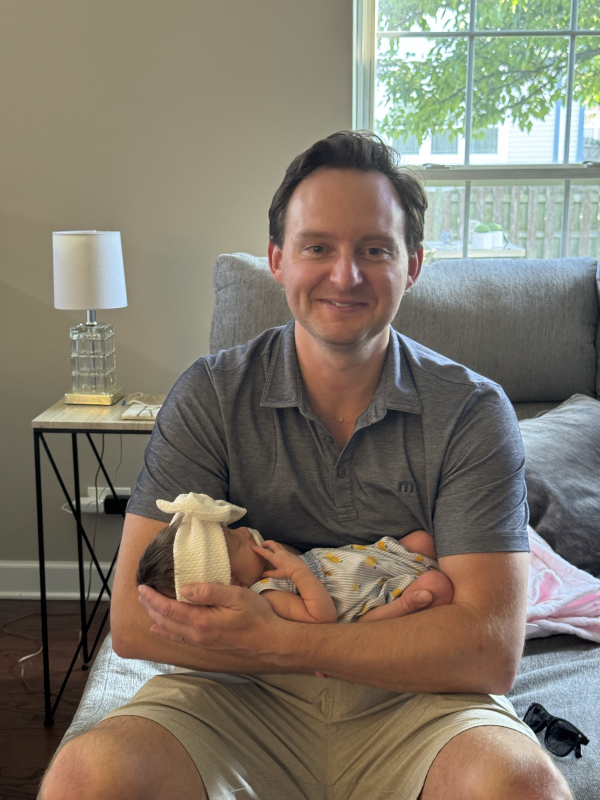 Casey Holding Our Niece Gabby
