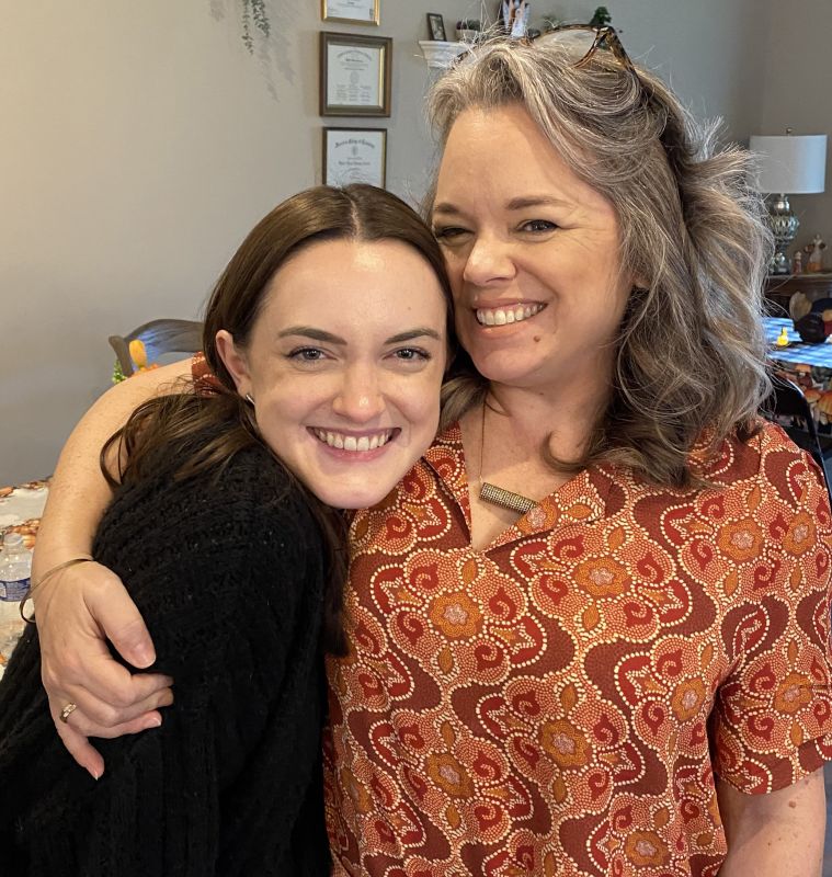 Chloe with Her Mom Cali