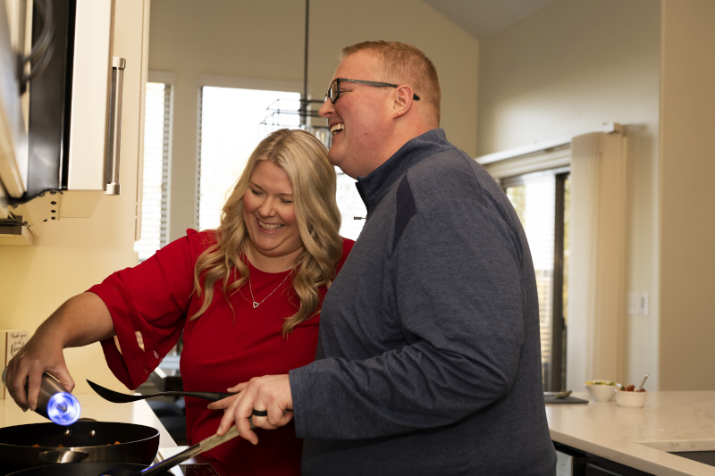 Chopping, Stirring, and Laughter... Our Kind of Weeknight Routine