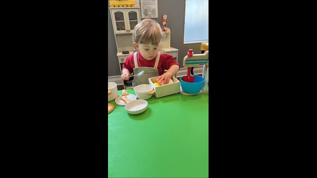 Flora Playing at School