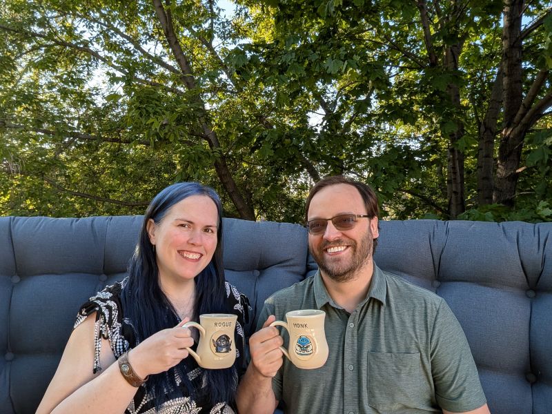 Two of Our D&D Mugs