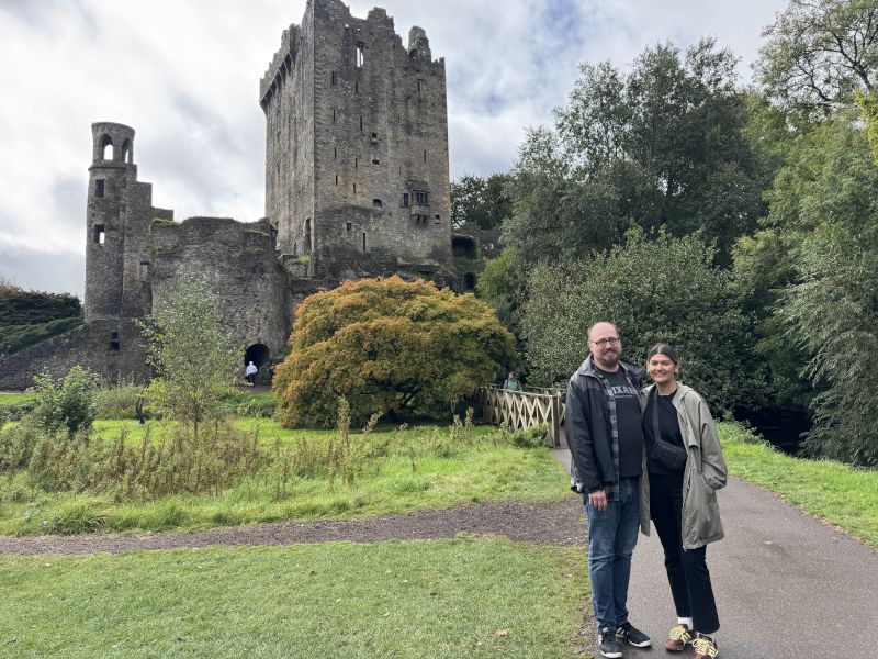 Outside a Castle in Ireland