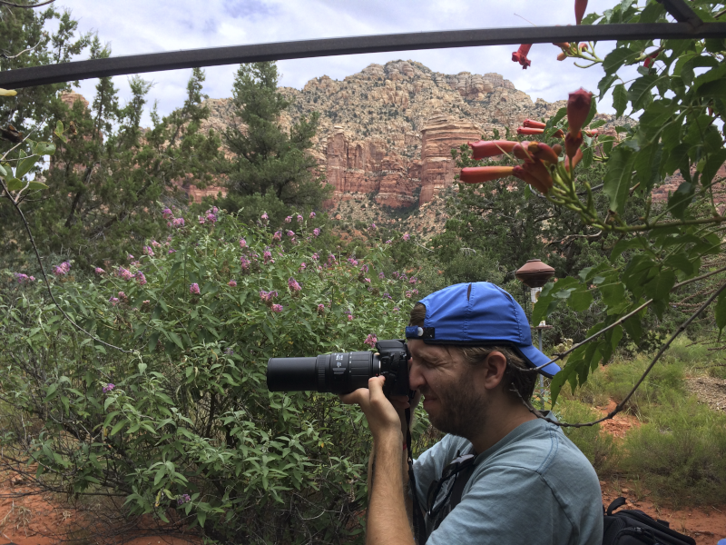 Mike Taking Scenic Photos