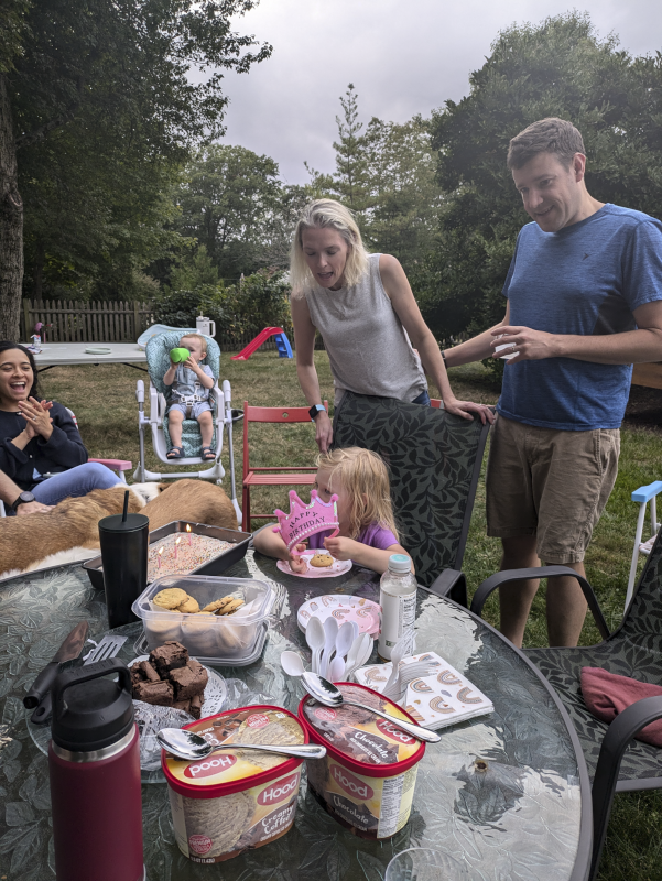 Birthday Party in the Backyard