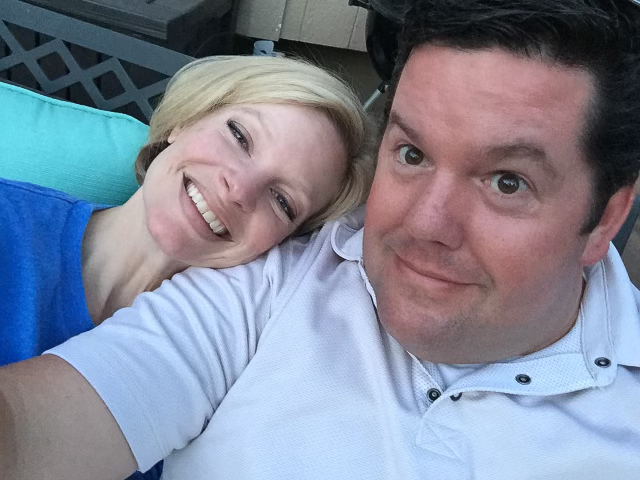 Relaxing on the Back Patio